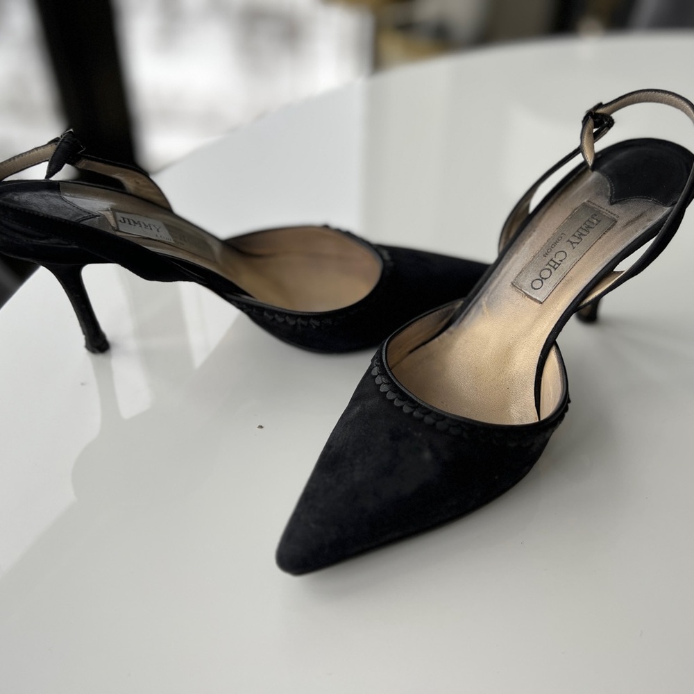 Lightly worn but great condition sling backs.  Only worn a few times.